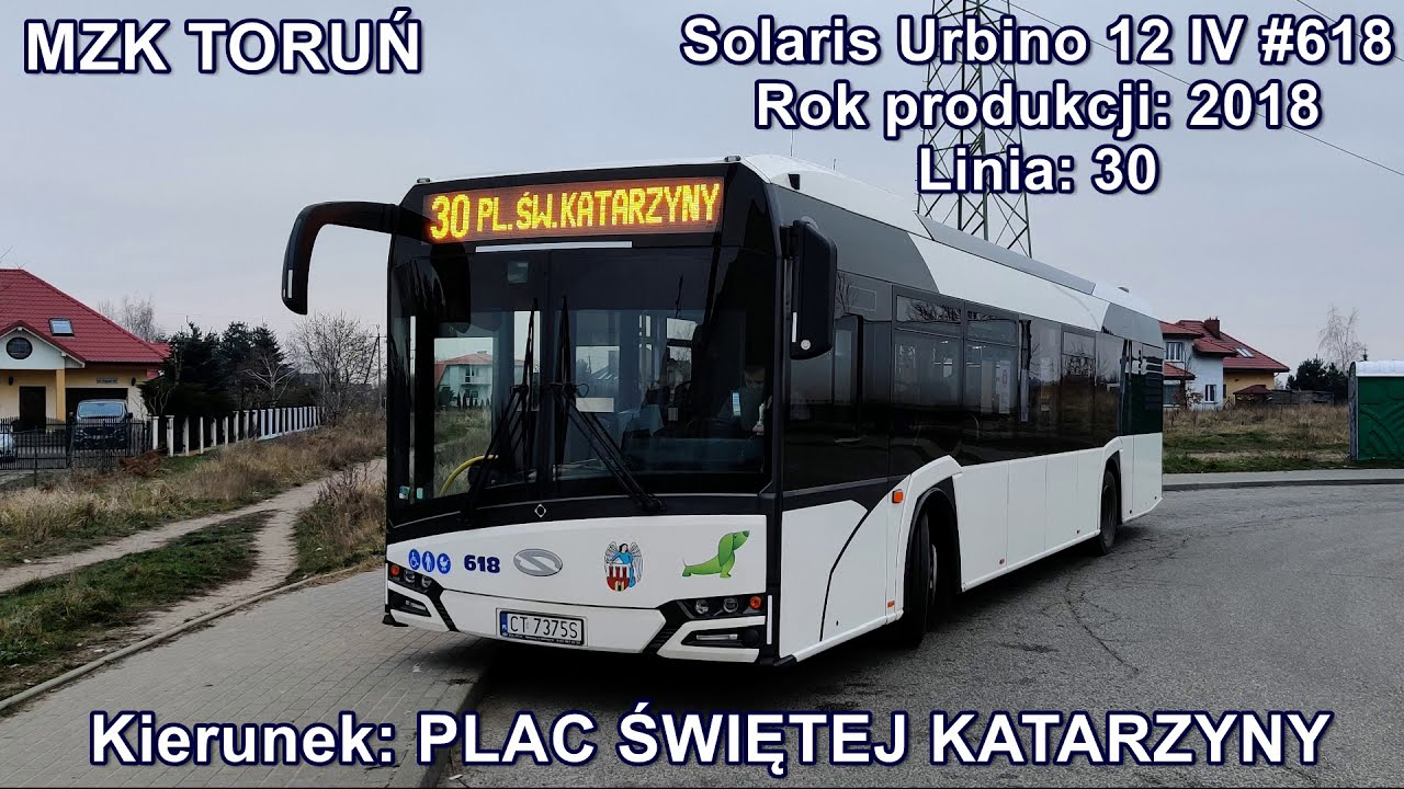 MZK Toruń - Linia 30, Solaris Urbino 12 IV #618