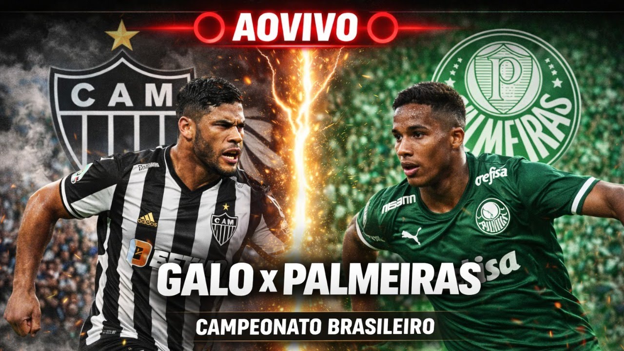 ⚫  AOVIVO GALO X PALMEIRAS |  CAMPEONATO BRASILEIRO ⚫