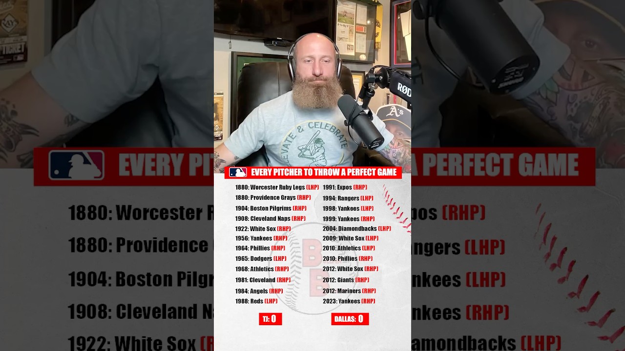 CAN DALLAS BRADEN NAME EVERY PERFECT GAME IN MLB HISTORY? 