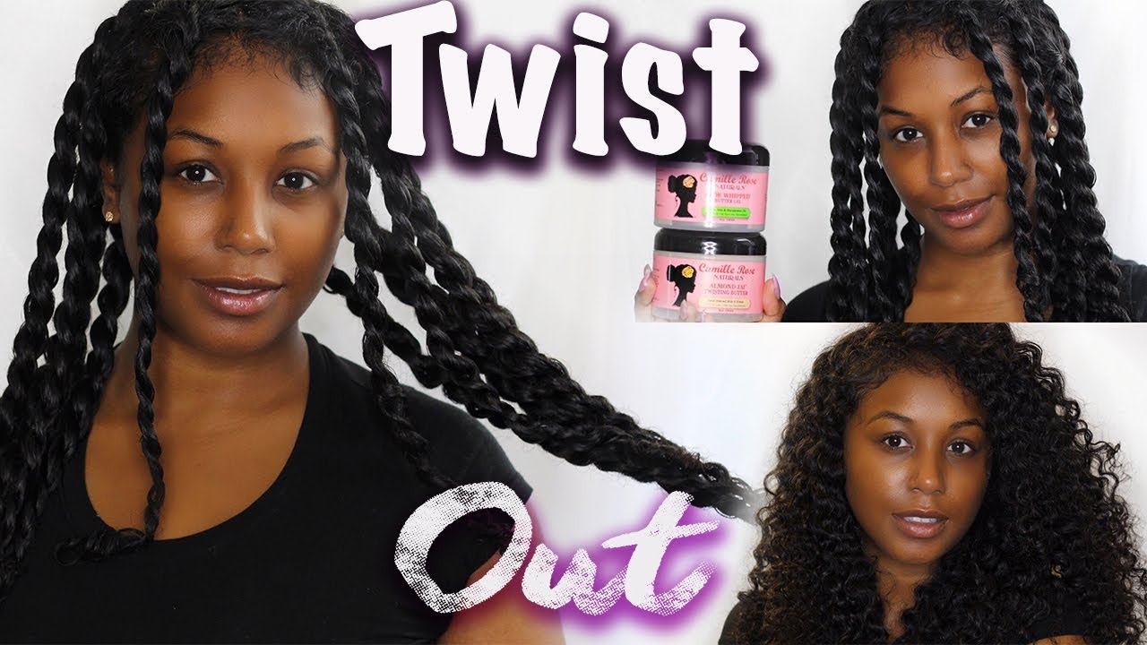 HOW TO: Twist Out on Dry 3B/3C Natural Hair using Camille Rose Naturals Butters