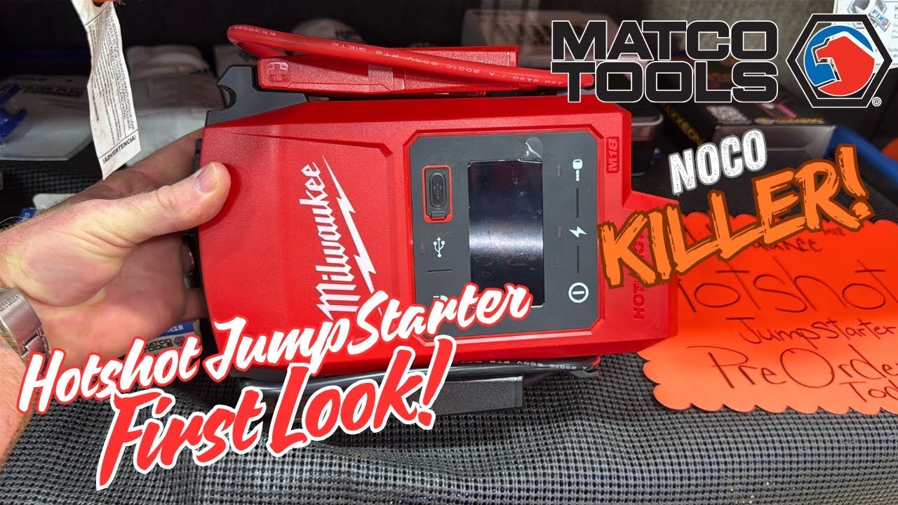 Matco Tools: First Look Milwaukee HotShot Jump Pack. Is This A Noco Killer?