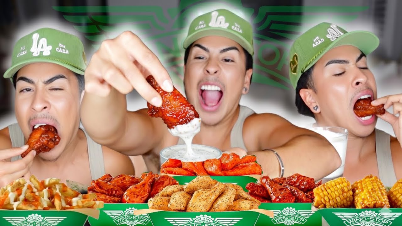 ОГРОМНЫЙ WINGSTOP MUKBANG!! + МОЙ СОЛЬНЫЙ ПОДКАСТ?! | Жизнь Луи