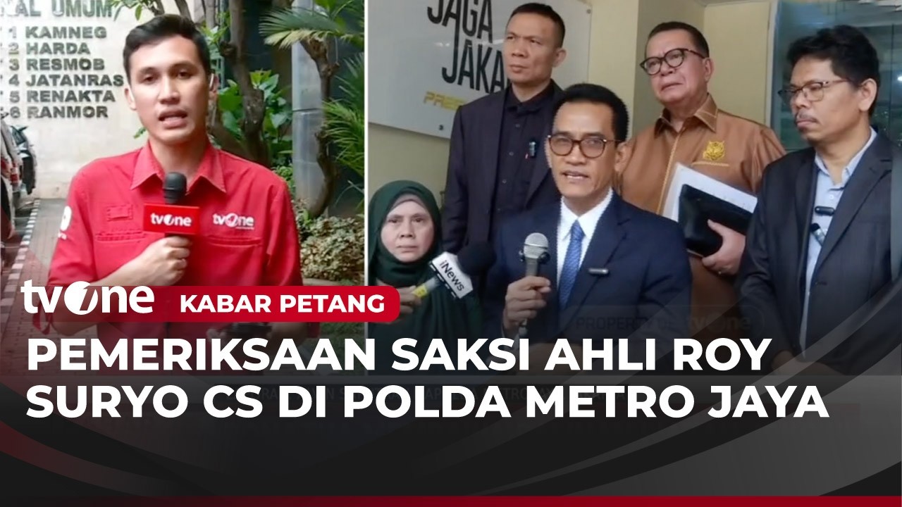 Saksi Ahli Roy Suryo CS Membawa Salinan Ijazah Jokowi ke Polda Metro Jaya | Kabar Petang