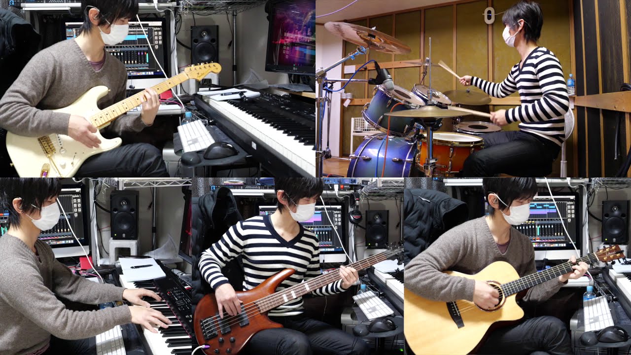 Green Day -Boulevard Of Broken Dreams (One Man Band All Instruments Cover)