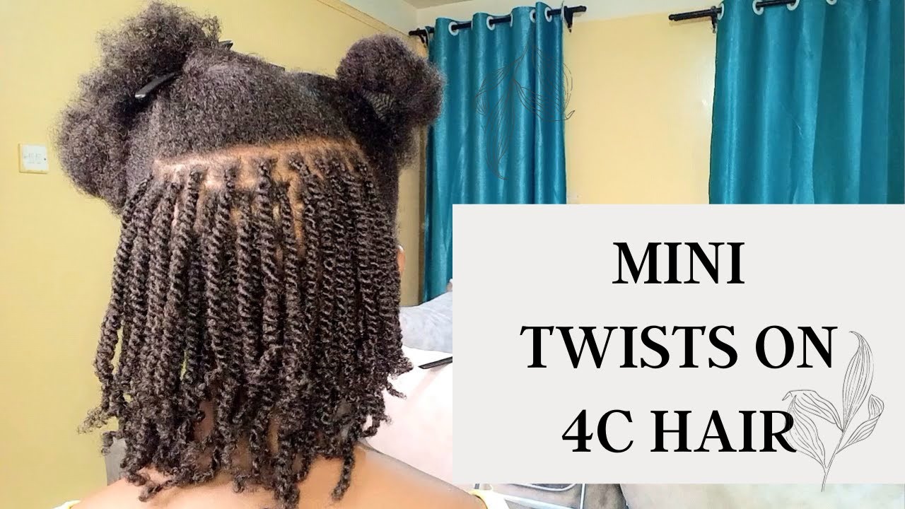 MINI TWISTS ON 4C HAIR // Why I started doing mini twists // Benefits of mini twists on 4c Hair