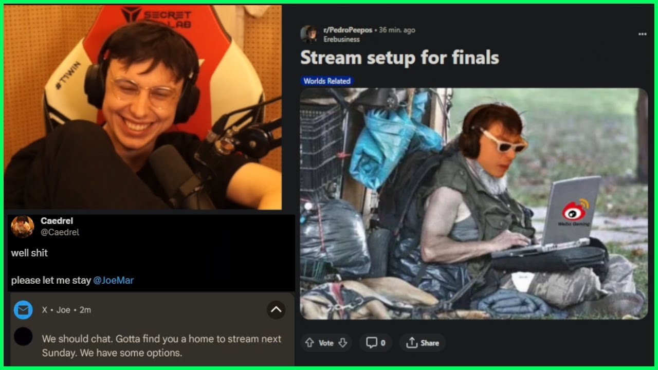 Caedrel Gets EVICTED From T1 & Reacts To Memes