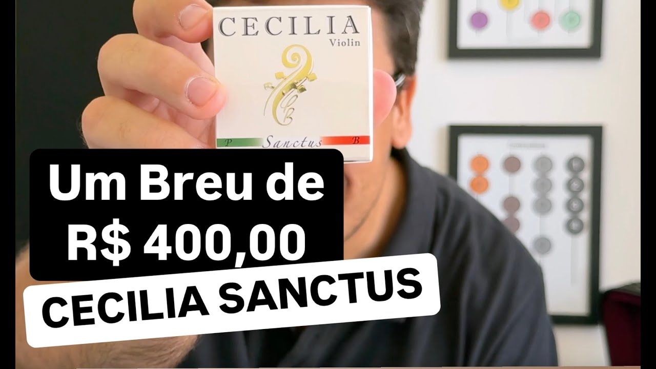 Breu de R$ 400,00 - Cecília Sanctus para Violino com cupom de Desconto na OIiverStrings - Review