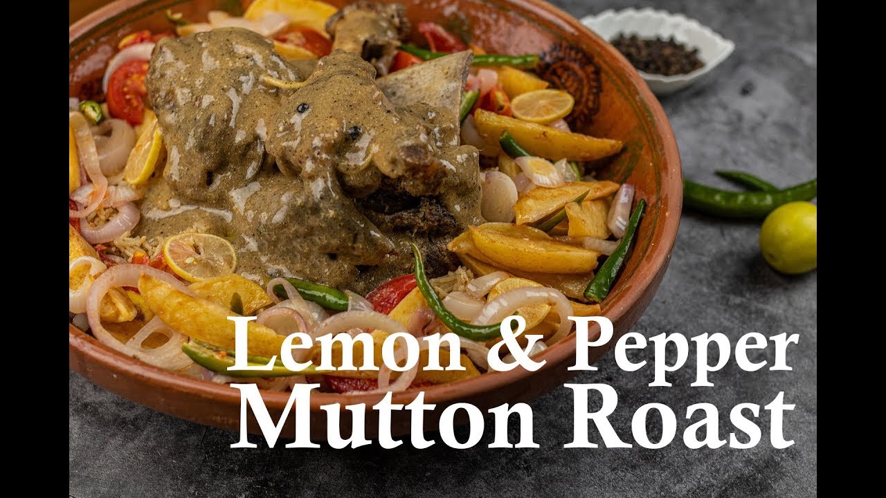 Eid Special Recipes - Lemon & Pepper Mutton Roast (Mutton Dasti)