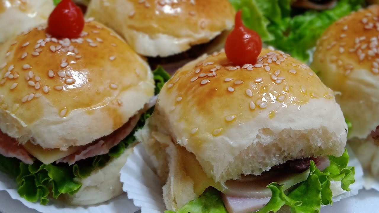 MINI HAMBÚRGUER ARTESANAL, passo à passo COMPLETO( Pão e carne artesanais)