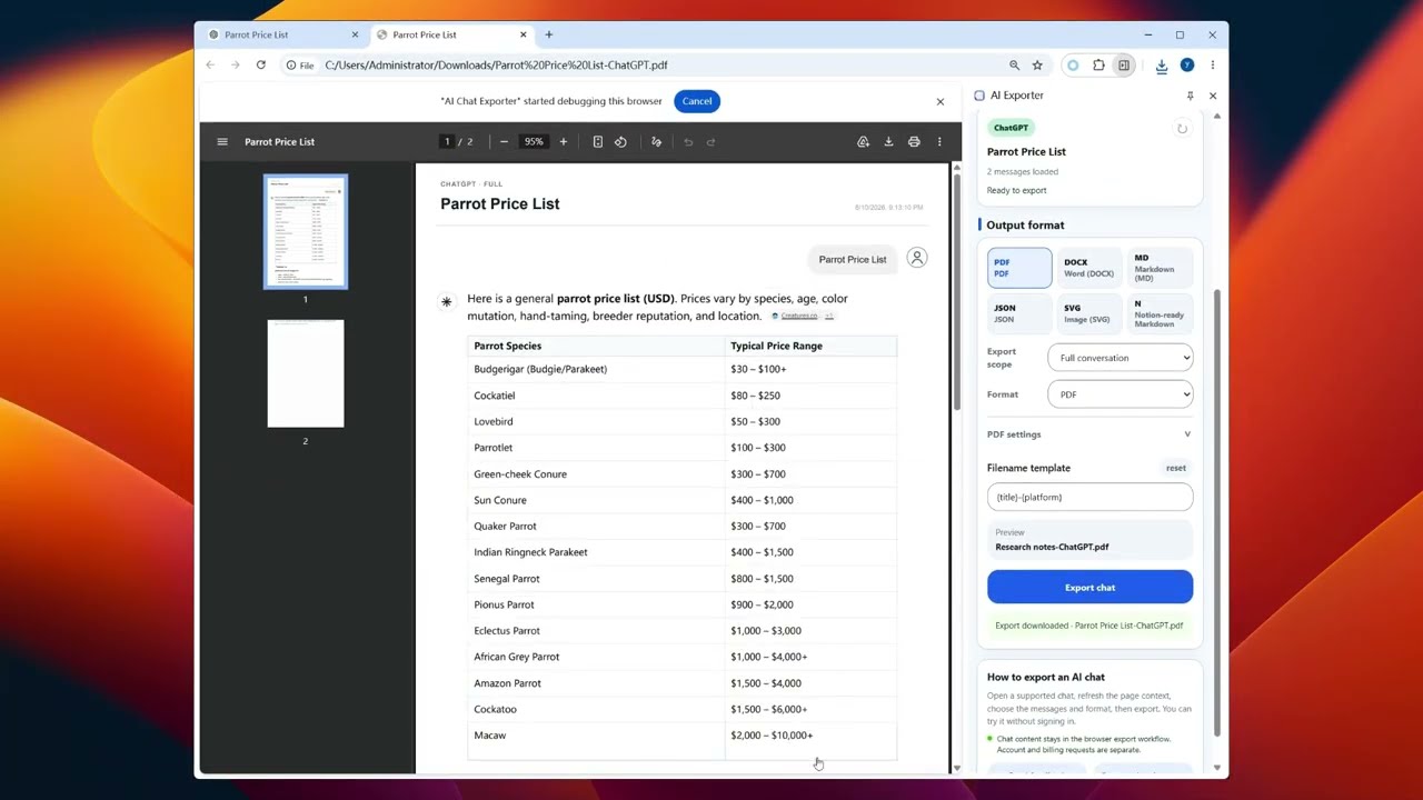 How to Export ChatGPT, Claude & Gemini Chats | SaveMyAIChat