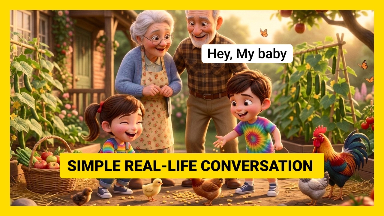 Easy English Conversations About Family | Real Life Dialogues A1-A2