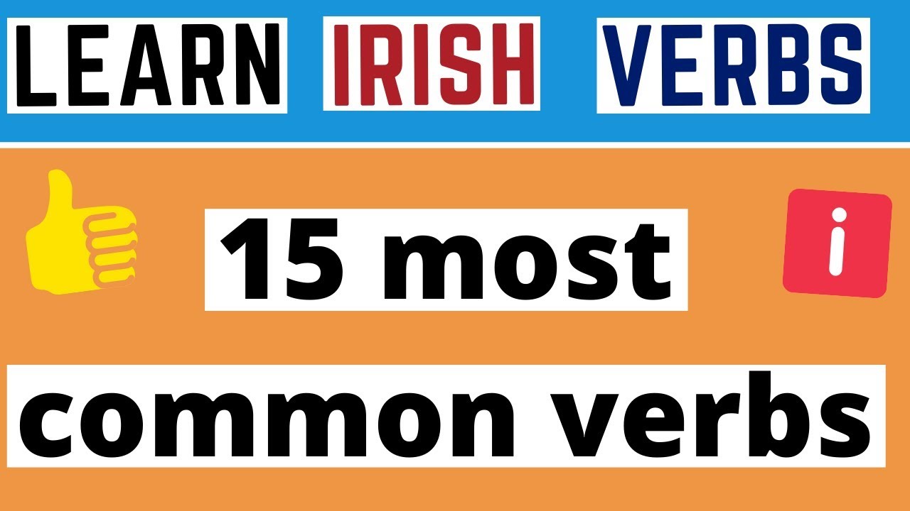 15 Best Irish Verbs