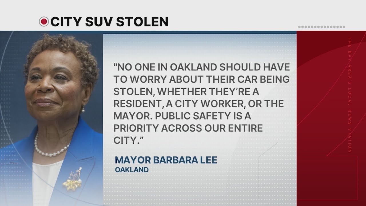 Oakland mayor's car stolen after office broken into
