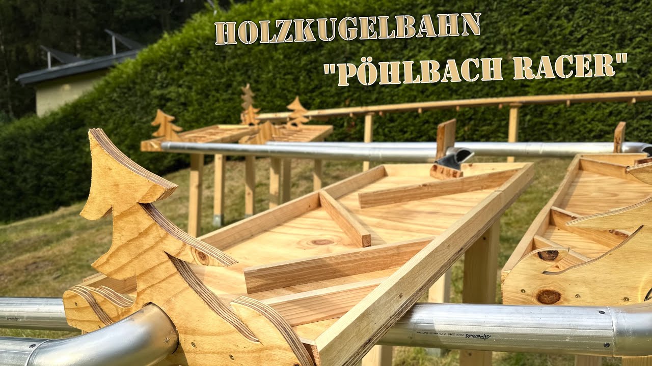 Holzkugelbahn (Murmelbahn) 