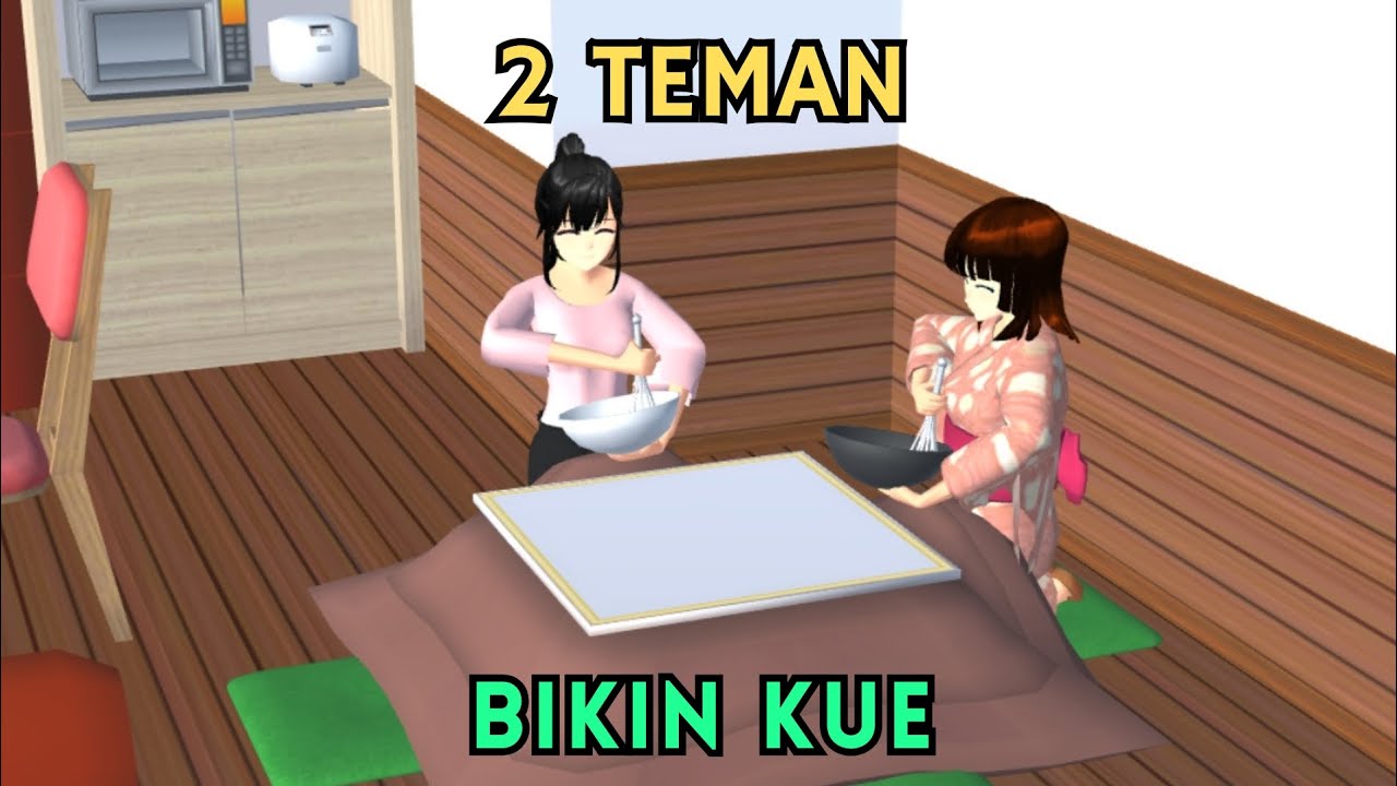 Испечь торт (Рамадан) || 2 друга || Драма «Сакура: Школьный симулятор», 11 серия