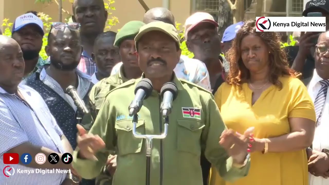 Listen to Kalonzo Musyoka's speech as he finally visits Raila Odinga's grave in Bondo