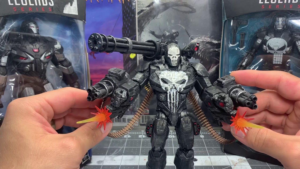 Custom Punisher Warmachine Marvel Legends Kitbash