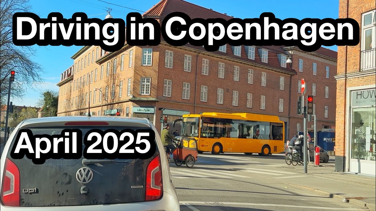 Driving Through Frederiksberg & Copenhagen | Roskildevej, Vesterbrogade, Sydhavnen & More|April 2025