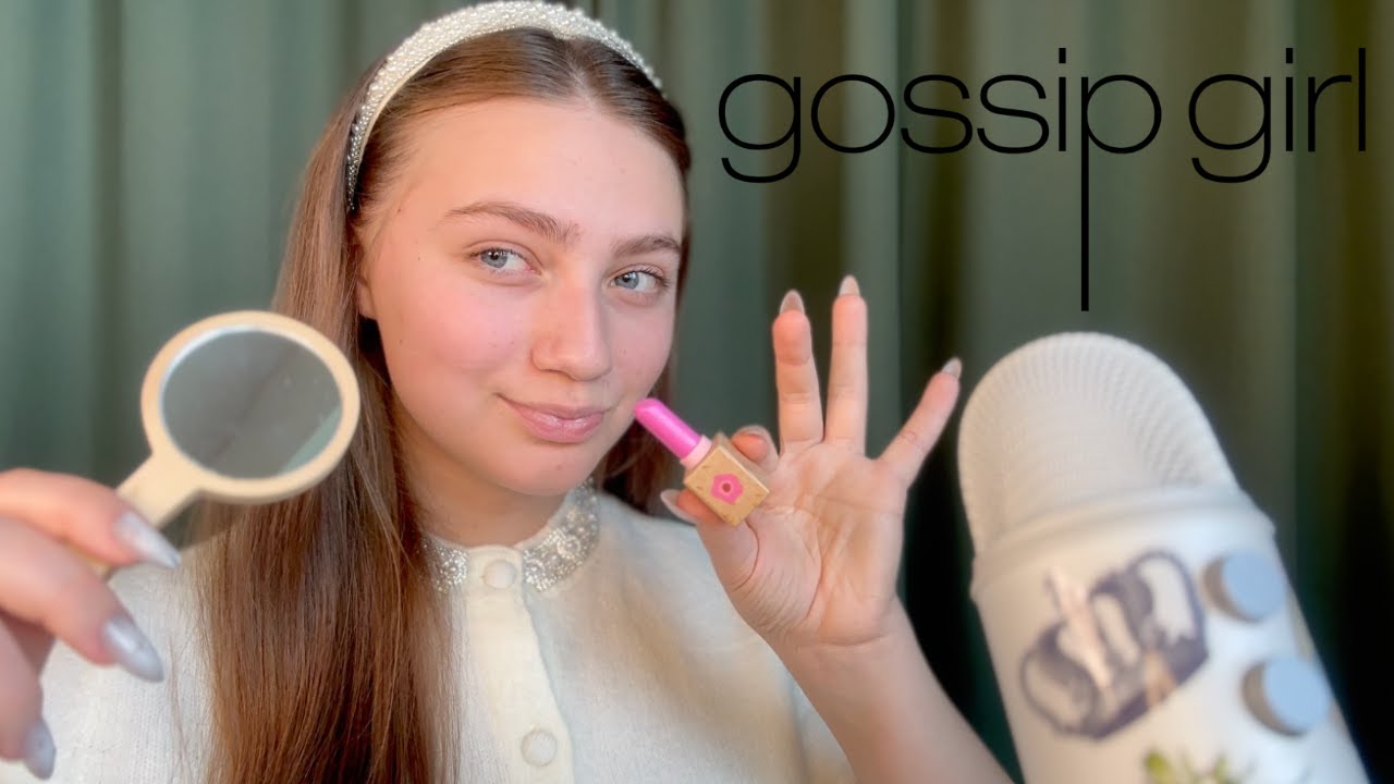 ASMR 🦃💄Blair Waldorf does your Thanksgiving Dinner Wooden Makeup (Gossip Girl Roleplay) 