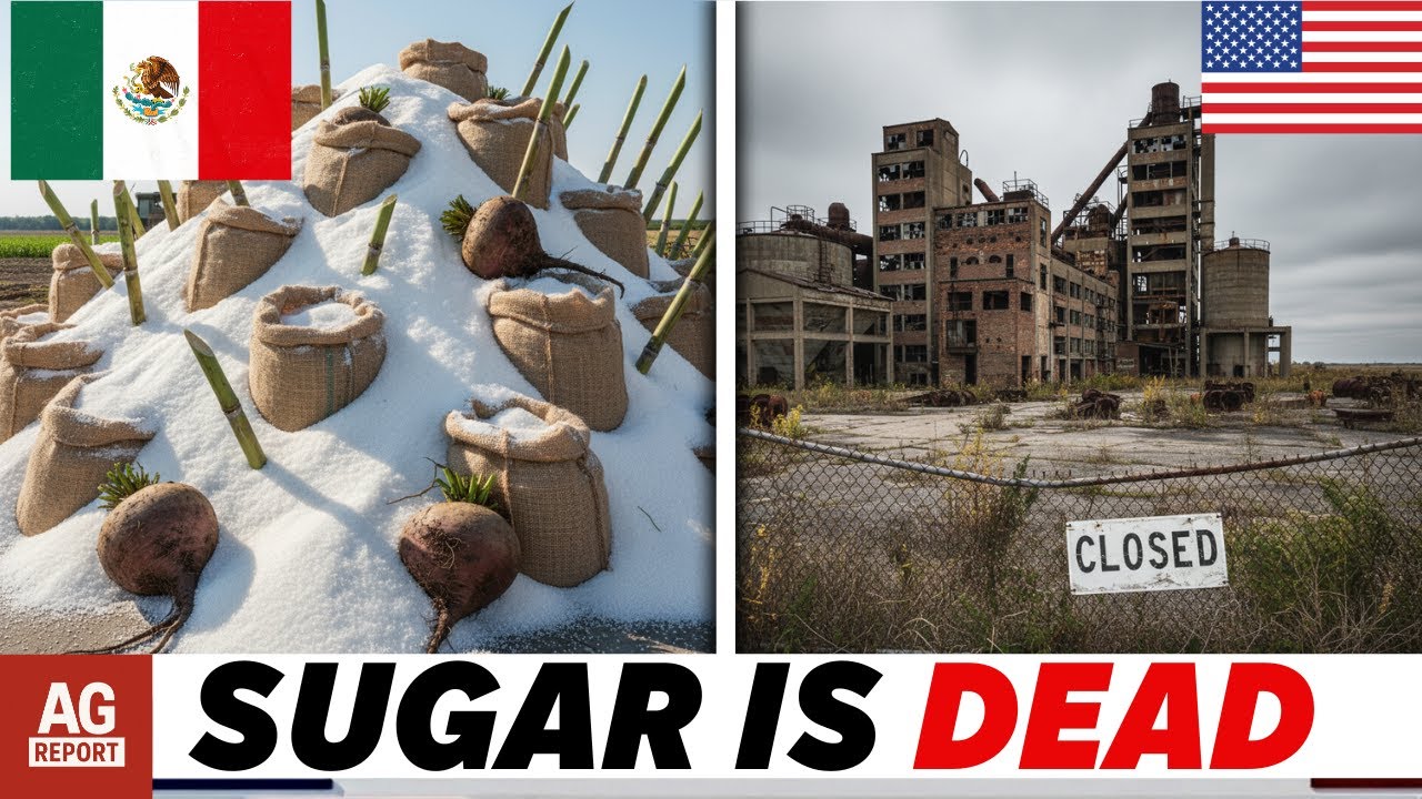 U S  Sugar Industry COLLAPSING Mexican Imports Destroying American Farms Under USMCA!