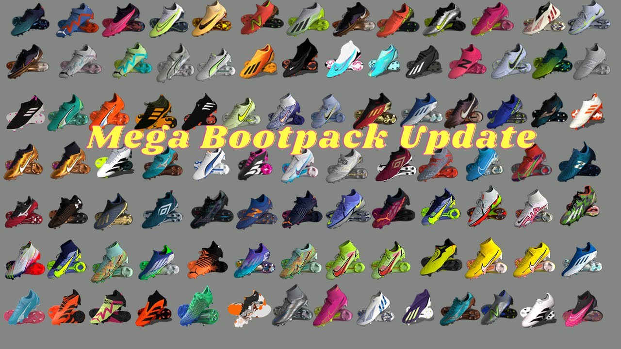 Новое обновление Mega Bootpack — более 250 бутс | Мобильный мод FIFA 16