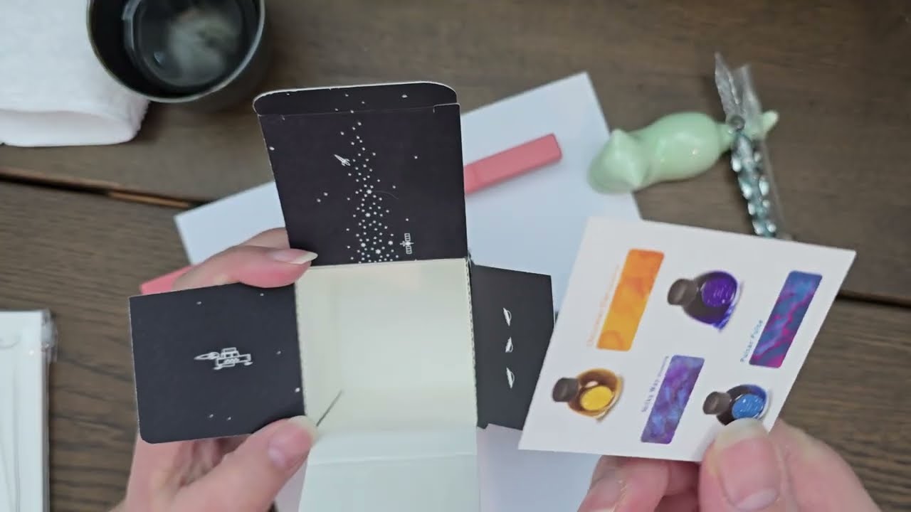 Colorverse Milky Way Review Fountain Pen Ink- Cabbage Patch Soap