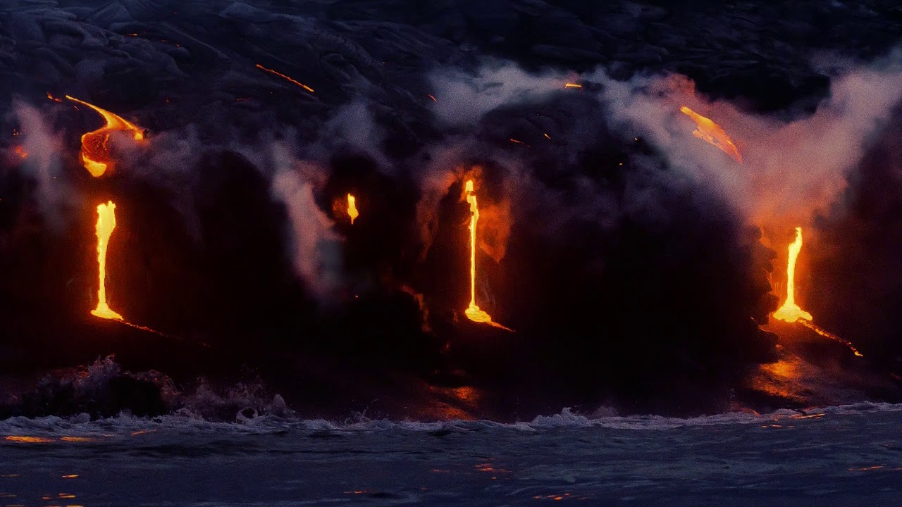🌋Lava Flow ASMR Sounds | Sleep Sounds | Binaural | 4* Hours