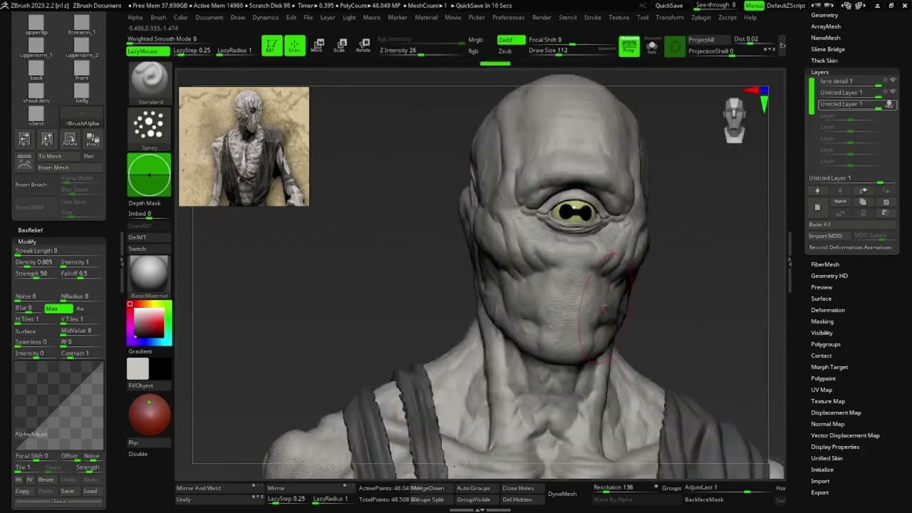 #TESOctober 2 - Eyes - Timelapse (Hushed)