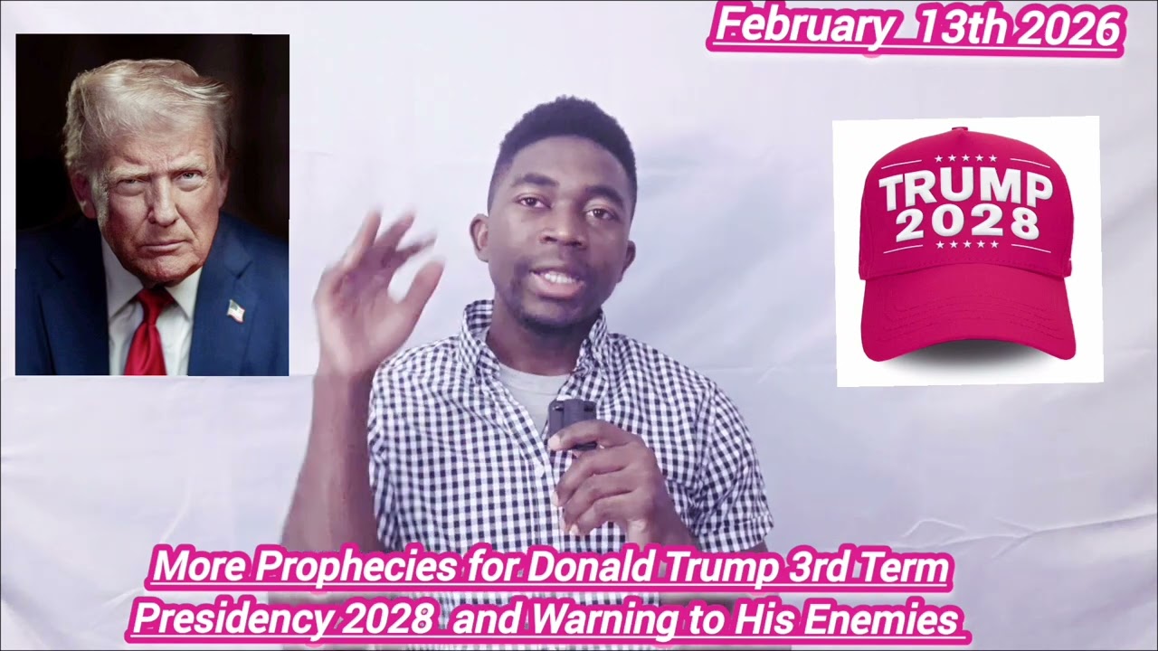 PRESIDENT TRUMP 3RD TERM PRESIDENCY PROPHECY (2028-2032) || PEREZ NDI 