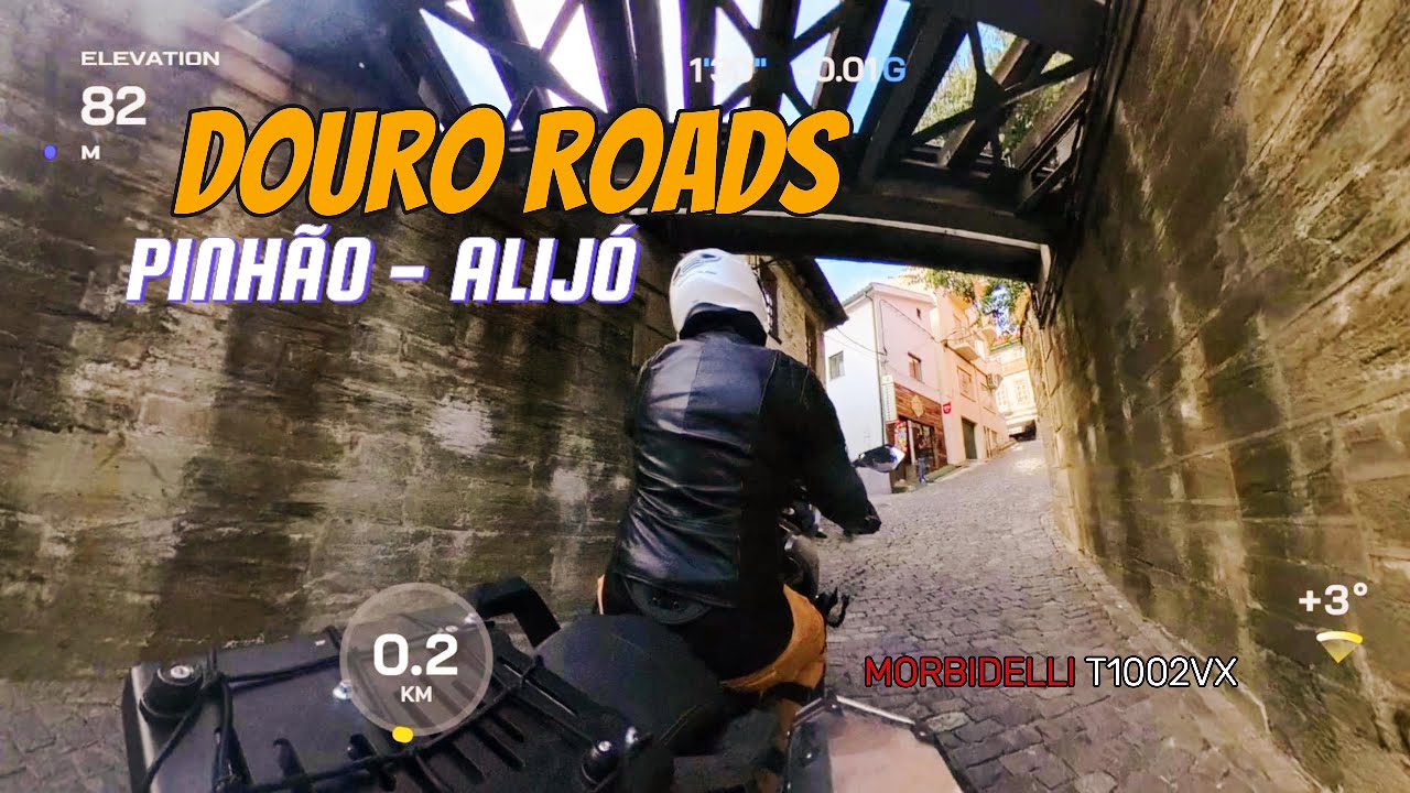 Scenic Ride🎬Estrada Pinhão → Alijó | com a Morbidelli T1002VX + Insta360