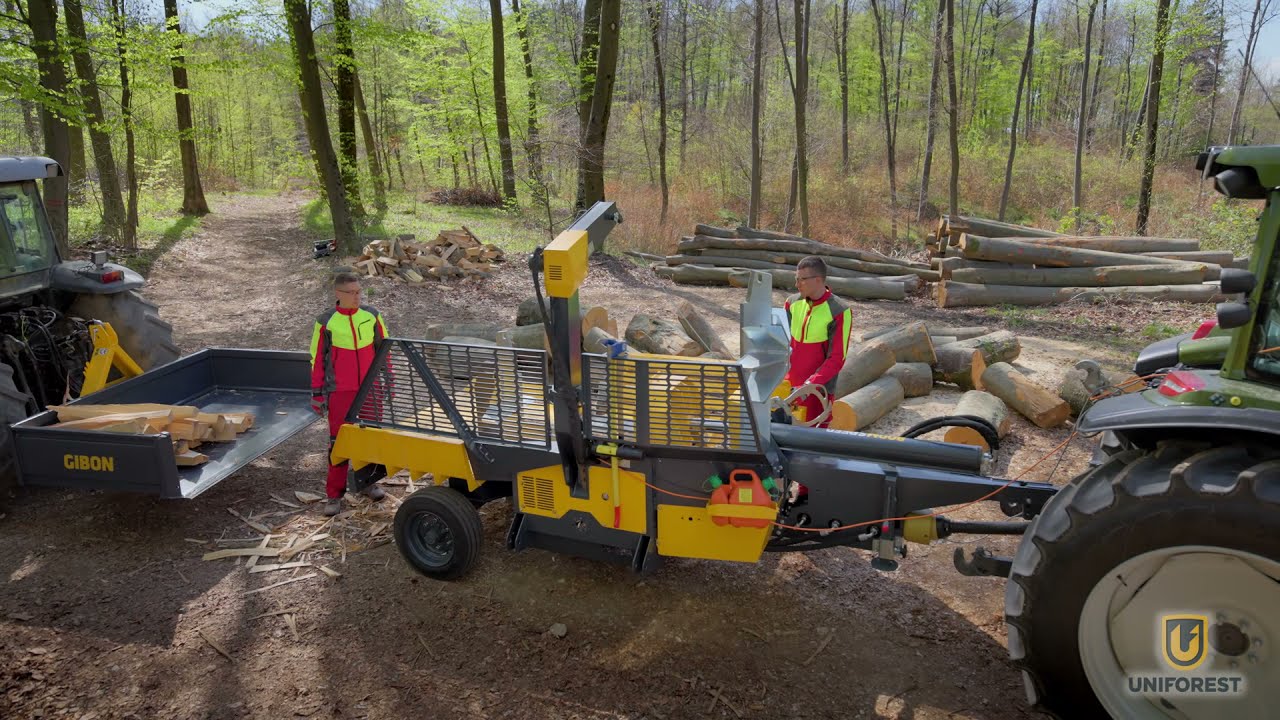 Horizontal log splitter MAGNUM 32TR BOOMSPEED by UNIFOREST