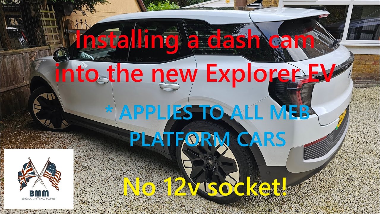 Installing dash cam into new Ford Explorer EV (no 12v socket!)