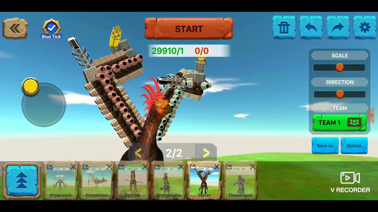 Godzillagod kidnapped my killerhyadra in arbs mobile 