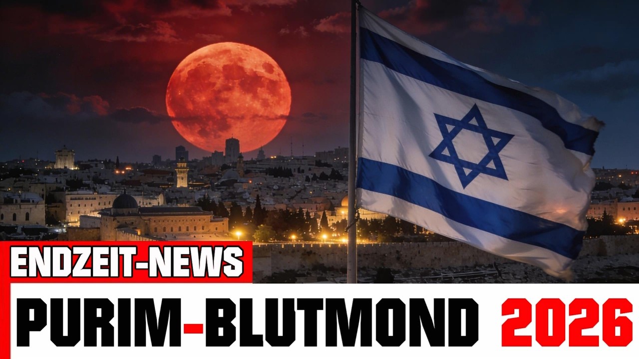 Vier Zeichen am Himmel: Blutmond zu Purim & totale Sonnenfinsternis 2026