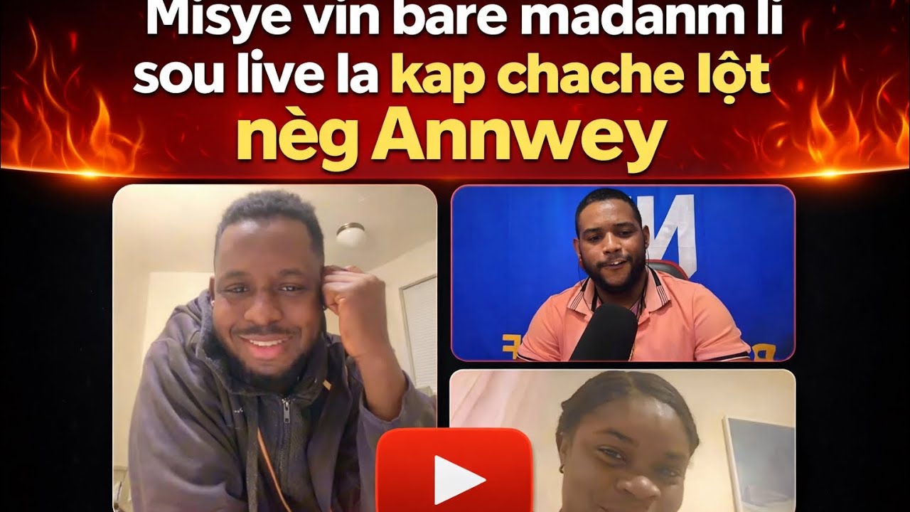 Misye vin bare madanm li sou live la kap chache lòt nèg Anmwey 