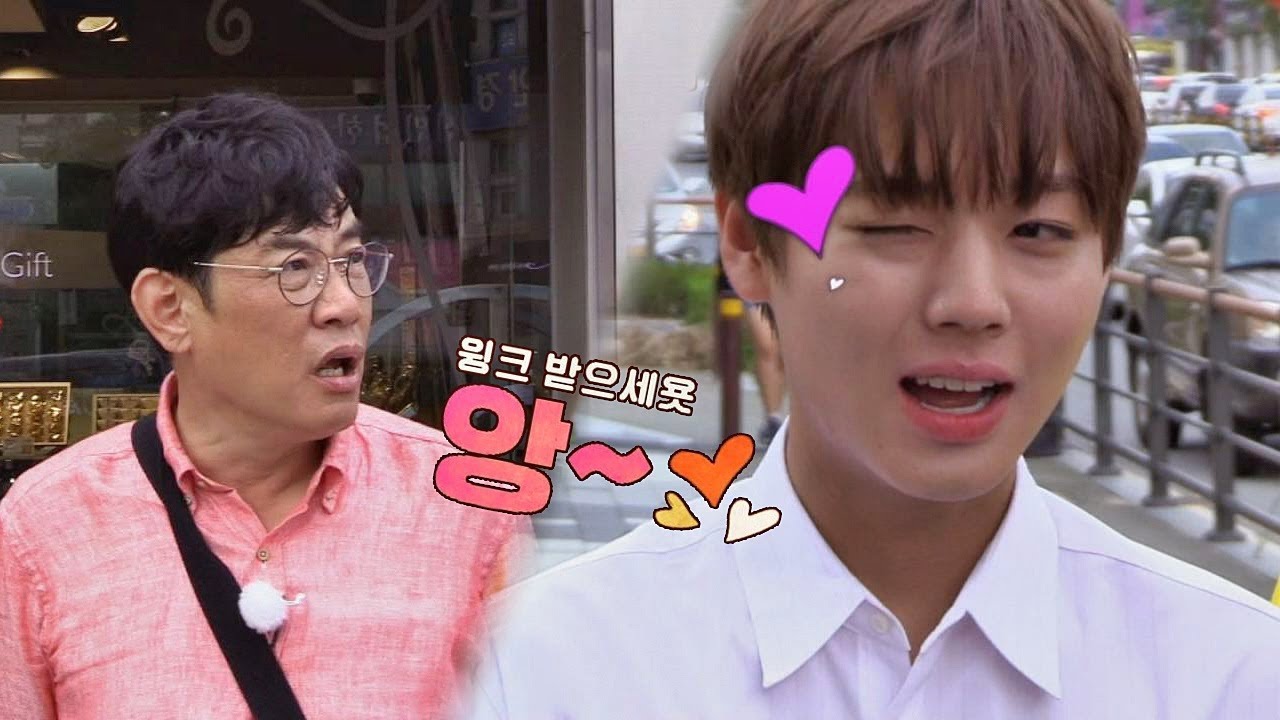 (경규 당황) '윙크 요정' 박지훈, 경규 선배님 윙크 받으세욧♡ 한끼줍쇼 44회