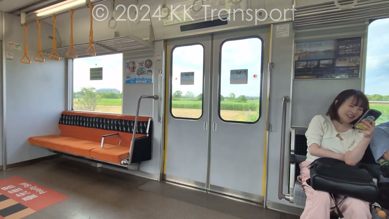 Kintetsu Nara Line: Kintetsu 9820 Series 9730 Nara A28-Yamato Saidaiji A26 &rarr; Kobe Sannomiya HS32