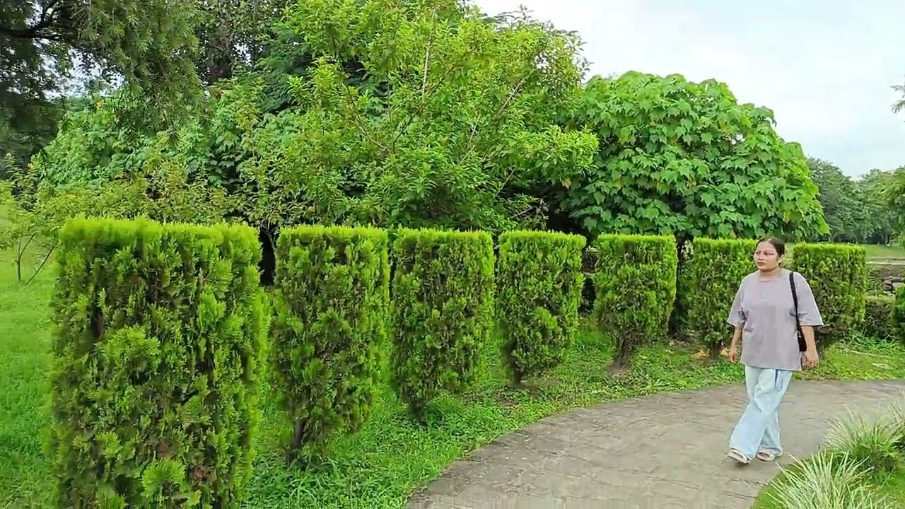 beautiful 😍❤️ garden inside the Kangla Fort the Great Ancient Culture and Heritage of Manipur