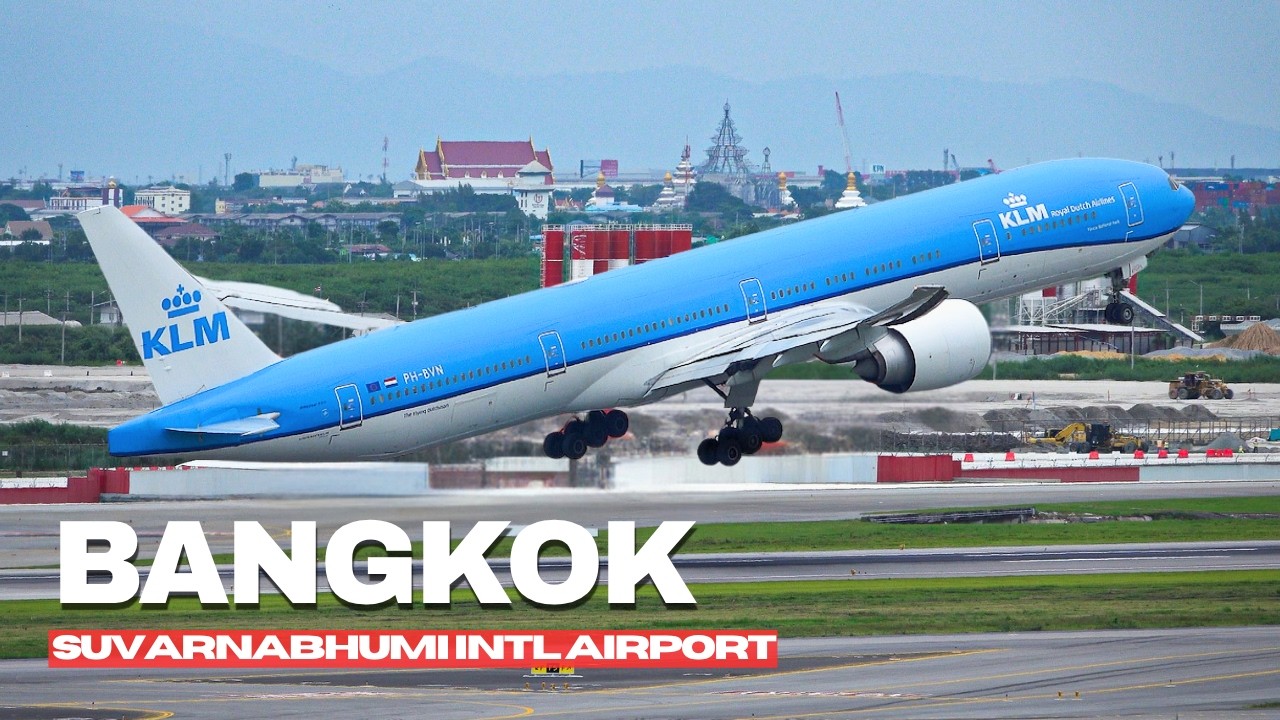 🇹🇭✈️ПРЕКРАСНЫЕ САМОЛЕТЫ ТАИЛАНДА 🇹🇭✈️ | Наблюдение за самолетами в аэропорту Суварнабхуми в Бангкоке