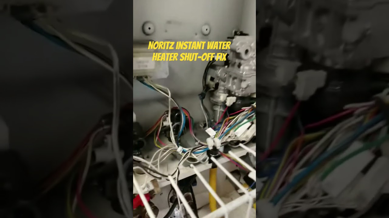 My Noritz instant water heater kept shutting off. Turned out to be coked with soot #noritz #diy