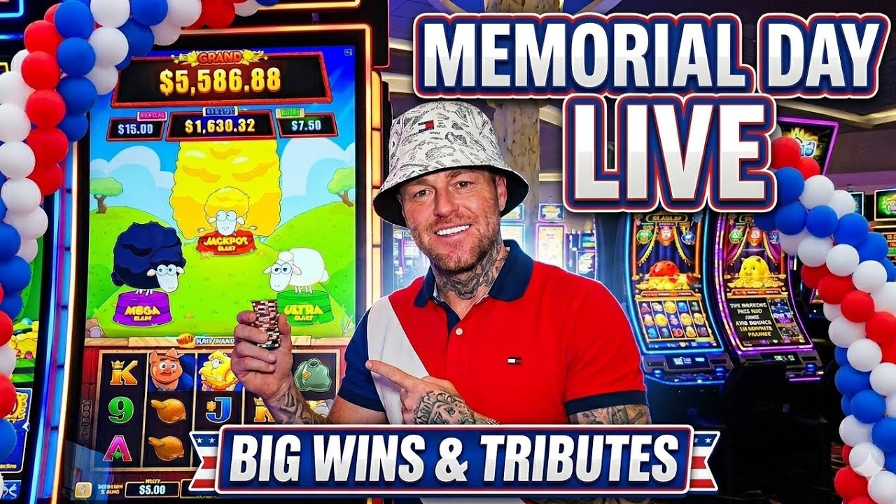 LIVE Slots! Gambling Big Bets For The Vets!