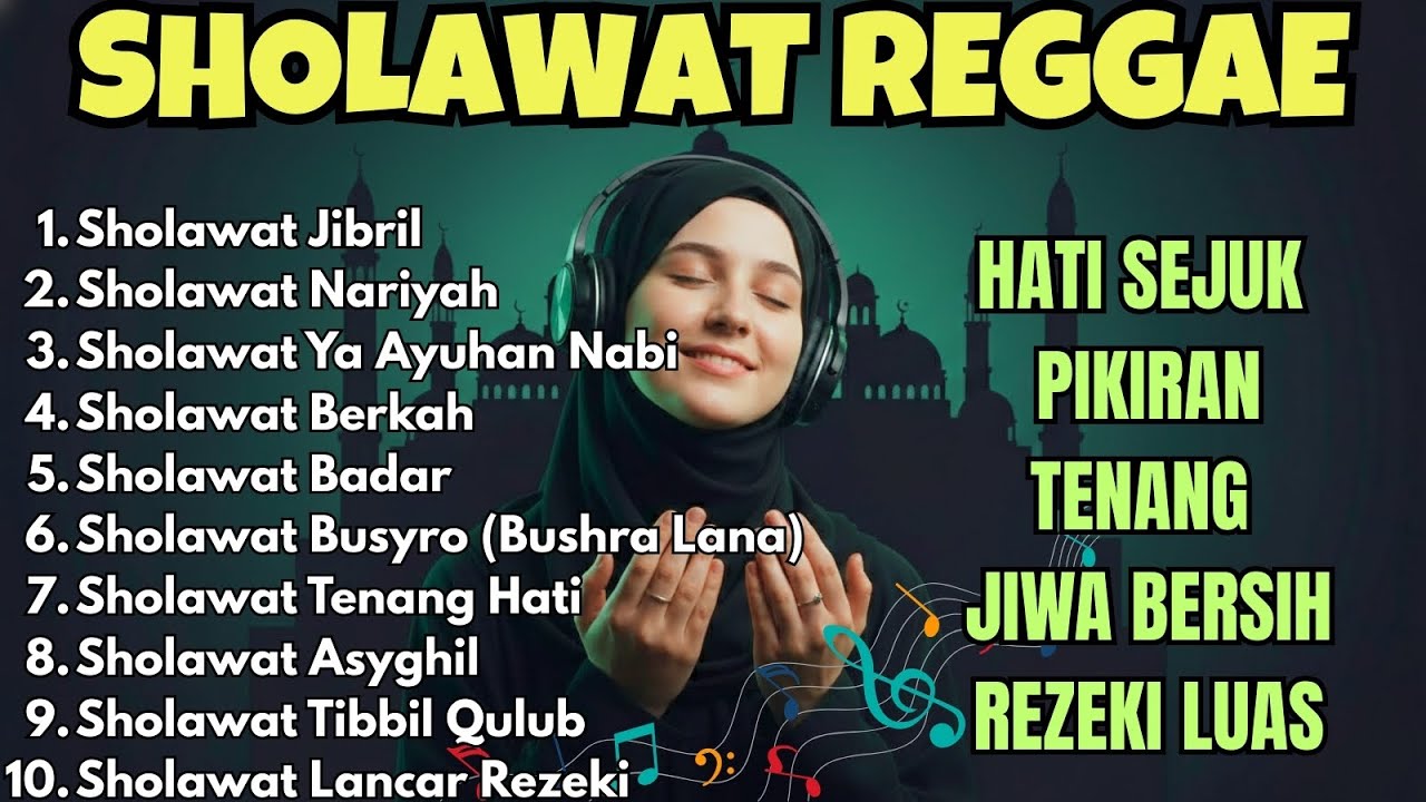 🎶 Sholawat Reggae Merdu Populer | Tenang di Hati ✨