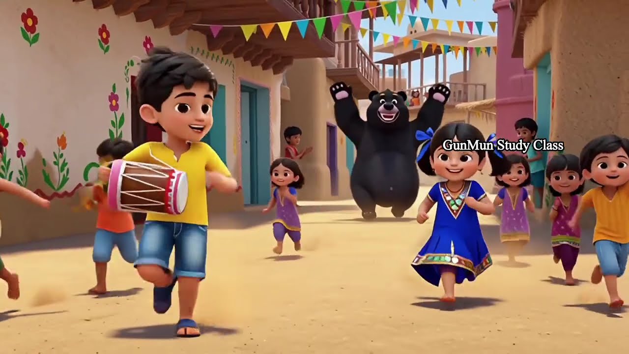 Kalu Madari Aaya | Hindi Poem for Kids | Kids Channel India | Hindi Nursery Rhymes | Bal Geet Hindi