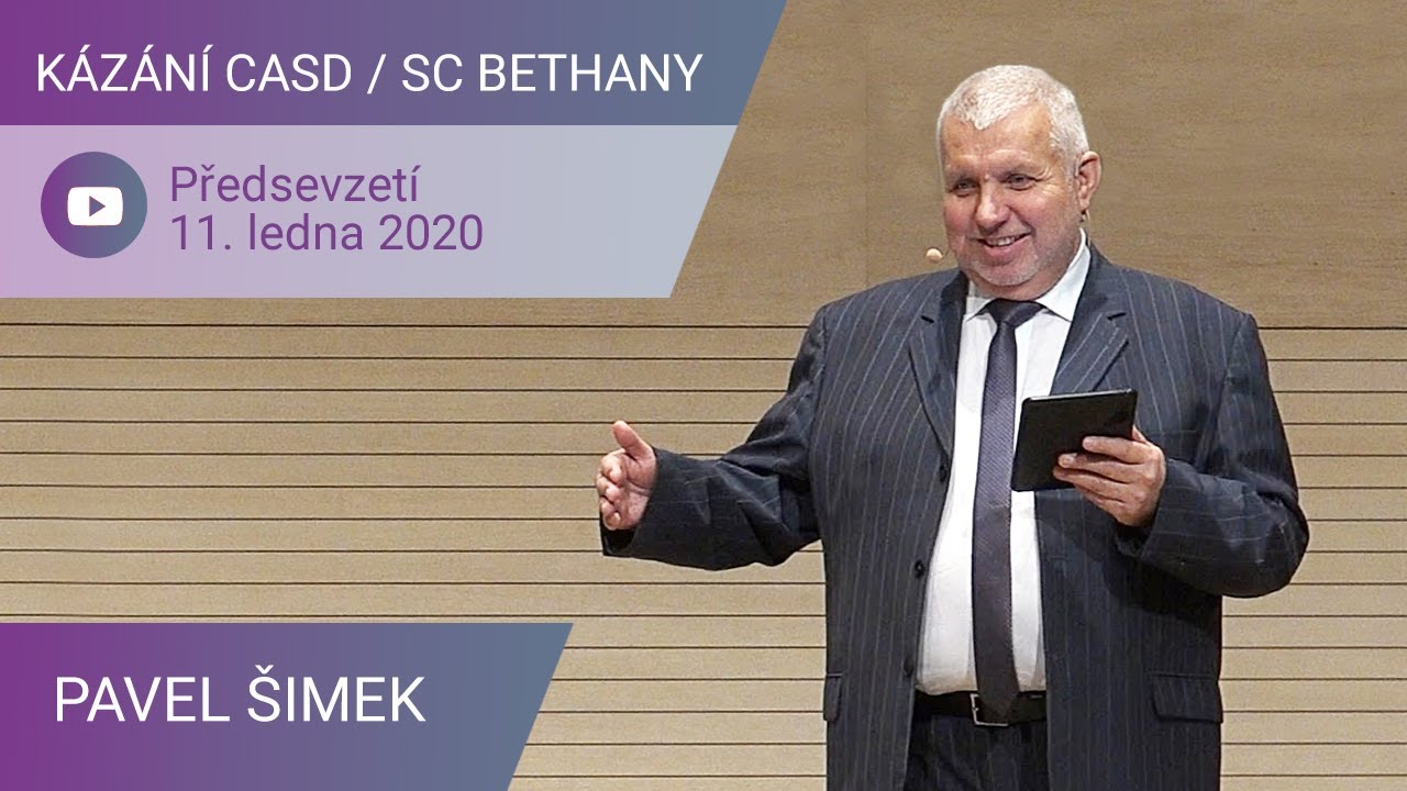 Pavel &Scaron;imek - Předsevzet&iacute; / K&aacute;z&aacute;n&iacute; CASD v SC Bethany - 11. ledna 2020