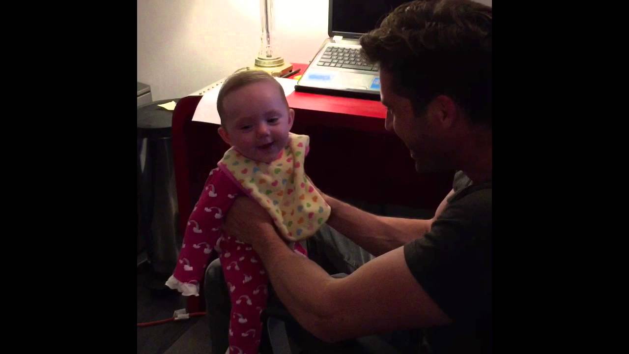 Baby Gets Hiccups From Laughing So Hard
