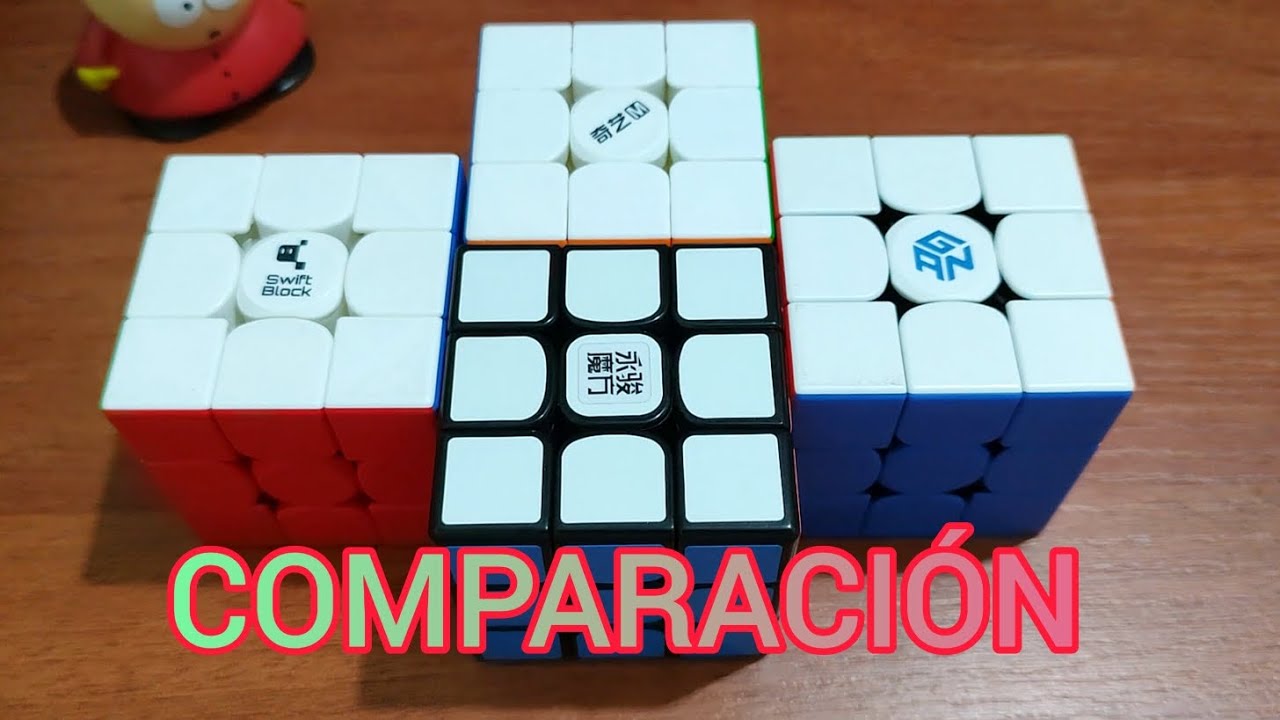 GAN 356 M, Swift Block, Qiyi M Pro. comparando tres cubos potentes. 🔥