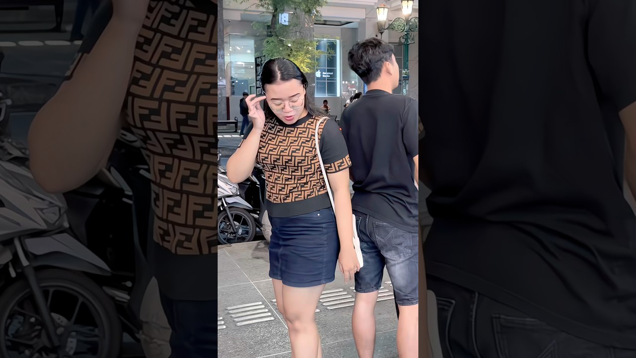 Funny prank girl