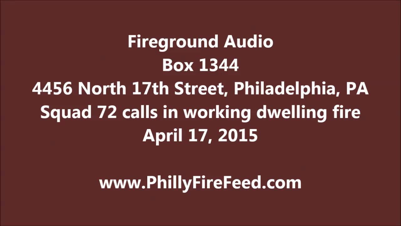 4-17-15, 4456 N 17th St, Philadelphia, PA, Houe Fire