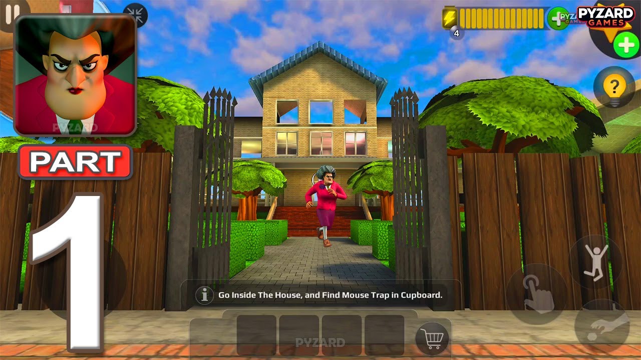 Scary Teacher 3D - Gameplay Walkthrough Part 1 - Chapter 1 Pranks (Android, iOS)