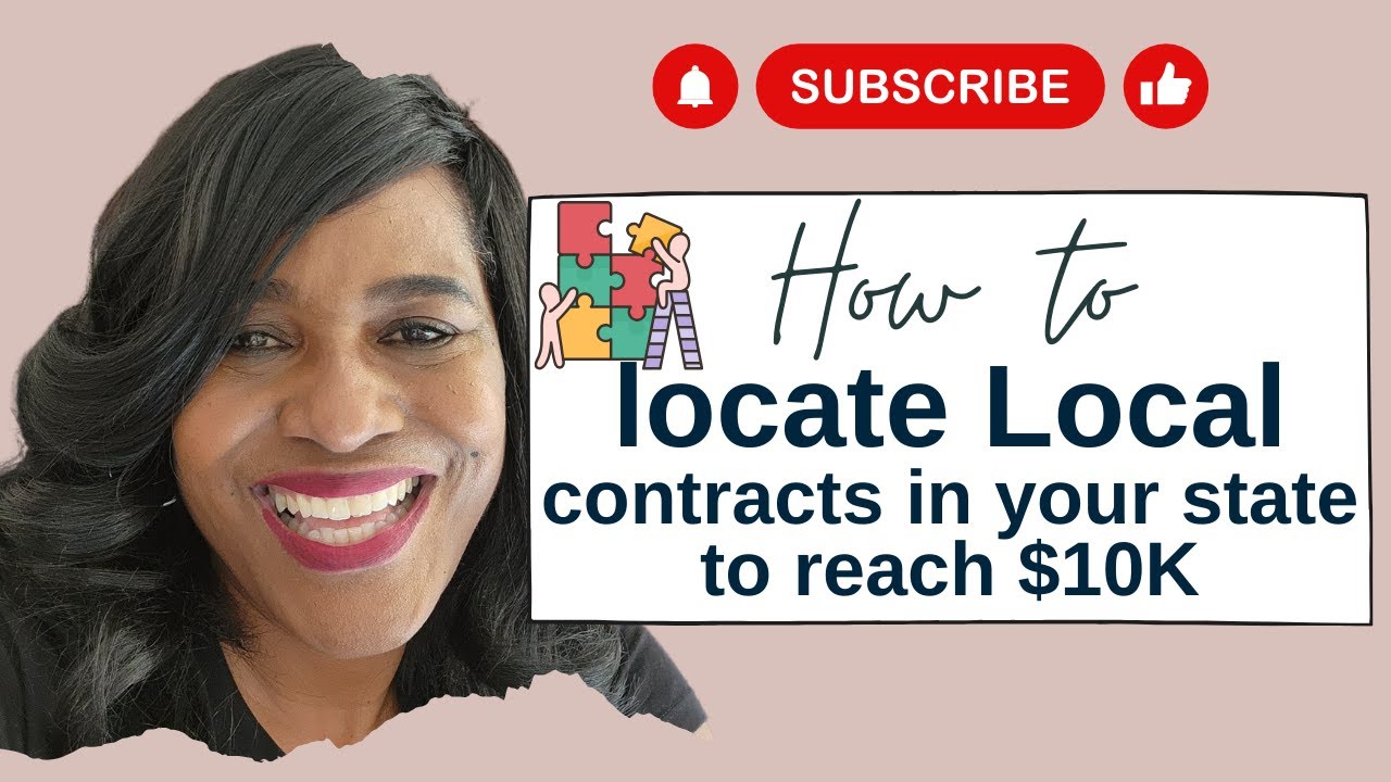 3 WAYS TO LOCATE LOCAL GOVERNMENT CONTRACTS TO REACH $10K